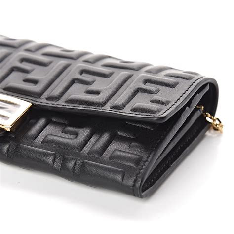 fendi wallet on chain black|authentic fendi wallet.